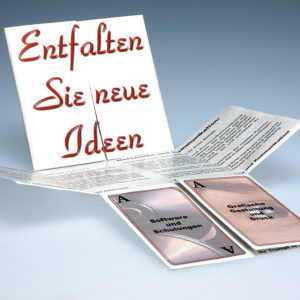 Druckerei Netzwerk | Flyer mit spezieller Faltung